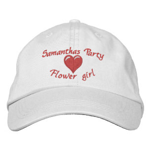 Bachelorette party flower girl geborduurde pet