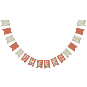 Bachelorette Party Fun Mixed Drink Pattern Vlaggetjes