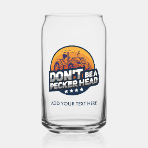 Bachelorette Party Gag Pecker Kop Kip Blikvorm Glas