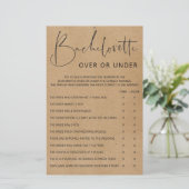 Bachelorette Party games - dubbelzijdig bediend (Staand voorkant)