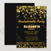 Bachelorette Party Gold Kaart (Voorkant / Achterkant)