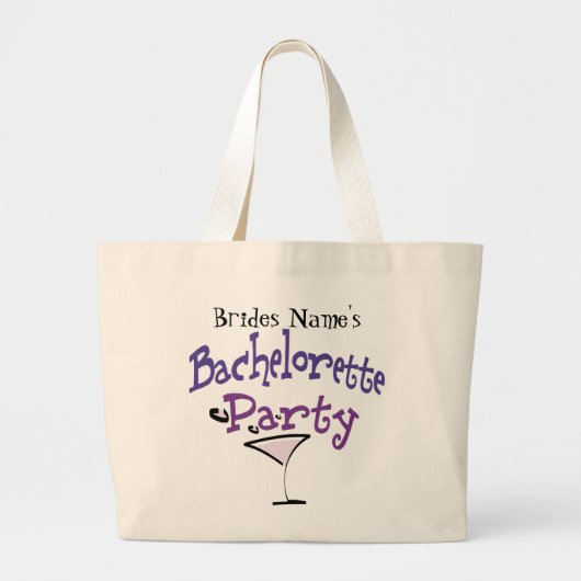 Bachelorette Party Grote Tote Bag (Voorkant)