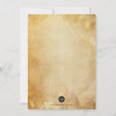 Bachelorette Party Halloween Vintage Invitation (Dos)