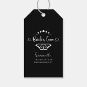 Bachelorette party hemelse gothic gepersonaliseerd cadeaulabel (Achterkant)