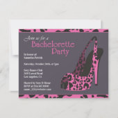 Bachelorette Party High Heel Invitation (Devant)