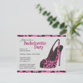 Bachelorette Party High Heel Invitation (Debout devant)