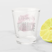 Bachelorette Party Huwelijksgunst Lips Custom Shot Glas (Achterkant)