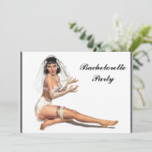 Bachelorette Party Invitation (Debout devant)