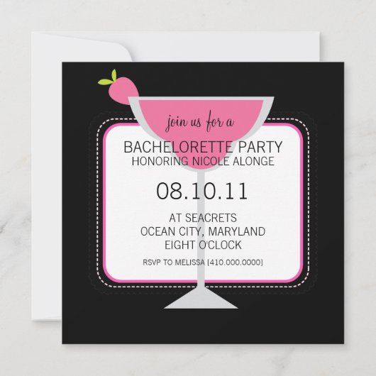 Bachelorette Party Invitation (Dos)