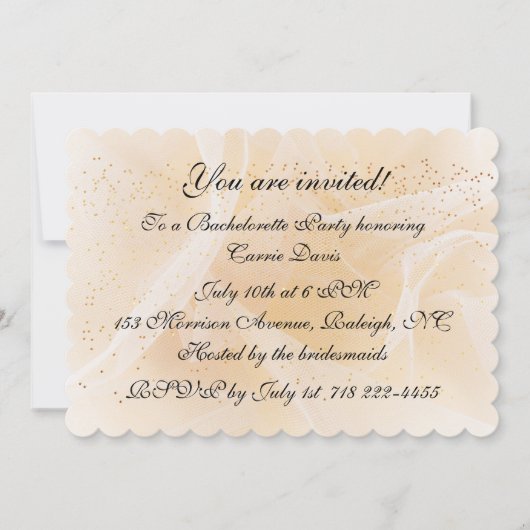 Bachelorette Party Invitation (Devant)