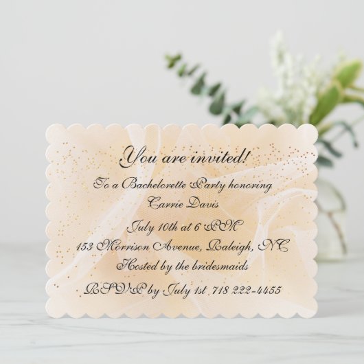 Bachelorette Party Invitation (Debout devant)