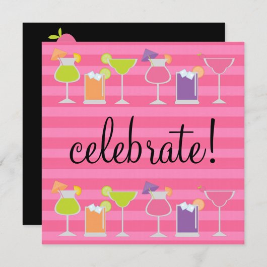 Bachelorette Party Invitation (Devant / Derrière)