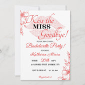 Bachelorette Party Invitation (Devant)