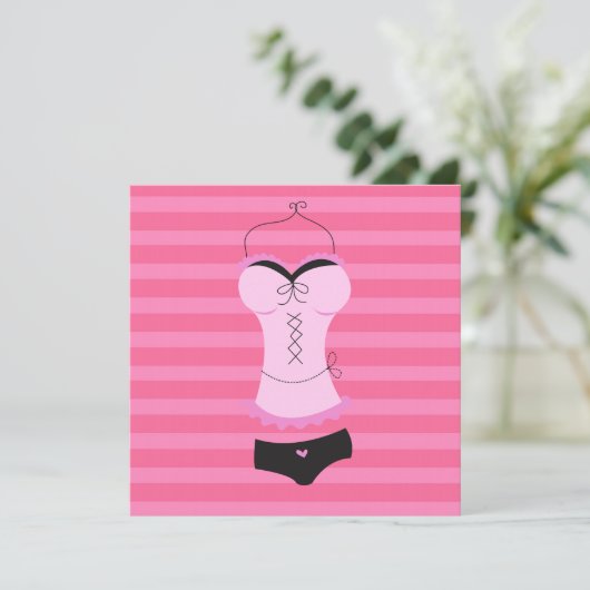 Bachelorette Party Invitation (Debout devant)