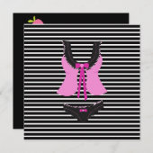 Bachelorette Party Invitation (Devant / Derrière)