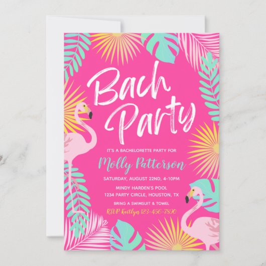 Bachelorette Party Invitation | Bachelorette (Devant)