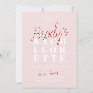 Bachelorette Party Invitation - Brody Kaart