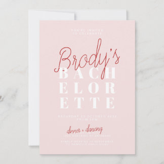 Bachelorette Party Invitation - Brody Kaart