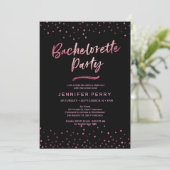 Bachelorette Party Invitation | Feuille de parties (Debout devant)