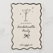 Bachelorette Party Invitation for Bride-to-Be Girl (Dos)