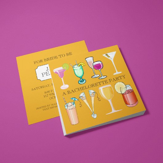 Bachelorette Party Invitation (Or)