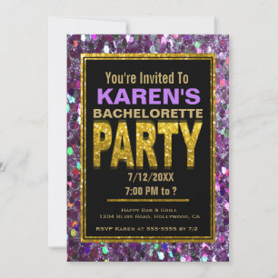 Bachelorette Party Invitation   Parties scintillan