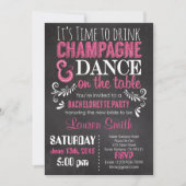 Bachelorette Party Invitation Parties scintillant (Devant)