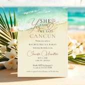 Bachelorette Party Invitation | Plage de Cancun