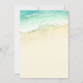 Bachelorette Party Invitation | Plage de Cancun (Dos)