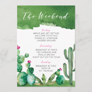 Bachelorette Party Itinerary - Palm Springs Programma