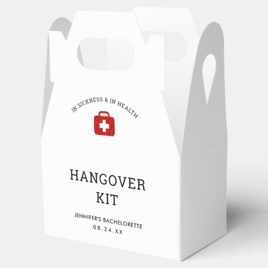 Bachelorette Party Kater Kit Bedankdoosjes (Geopend)