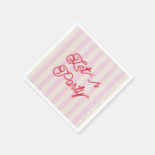 Bachelorette Party Let's Party Servet (Hoek)