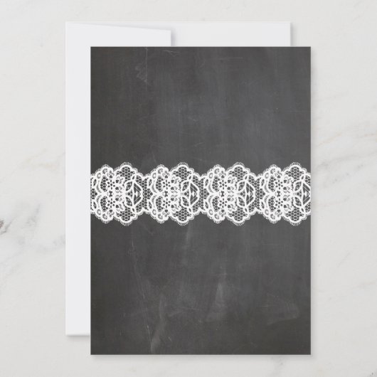 Bachelorette Party Lingerie Douche Invitation nupt (Dos)