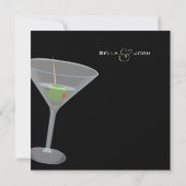 Bachelorette Party Martini Invitation (Dos)