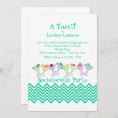 Bachelorette Party, Martini Parade Kaart (Voorkant / Achterkant)