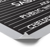 Bachelorette Party Mok Shot Slates Poster (Hoek)