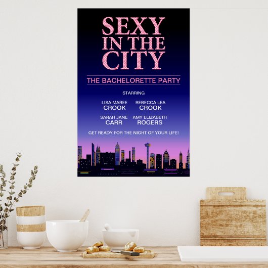 Bachelorette Party Movie Poster V2 (Keuken)