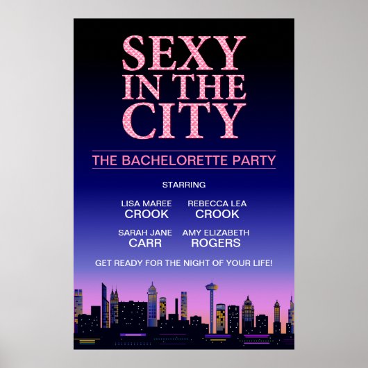 Bachelorette Party Movie Poster V2 (Voorkant)