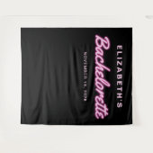 Bachelorette Party Neon Verlichting Wandkleed (Voorkant (horizontaal))