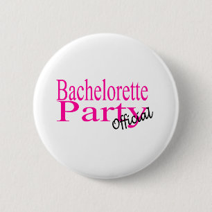 Bachelorette Party (Officieel) Ronde Button 5,7 Cm