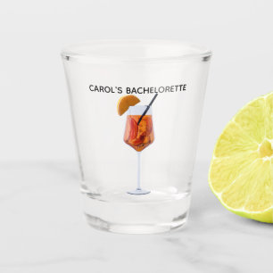 Bachelorette Party oranje aperol spritz cocktail Shot Glas