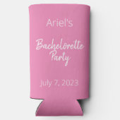 Bachelorette Party - Pink & White - Weddenschap (Achterkant)