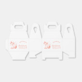 Bachelorette Party Retro Cocktail Sinaasappel Brui Bedankdoosjes (Uitgevouwen)