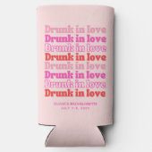 Bachelorette Party Retro Drink in Liefde Koelbox (Achterkant)