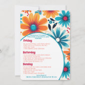 Bachelorette Party Retro versuft en verloofd Kaart (Achterkant)