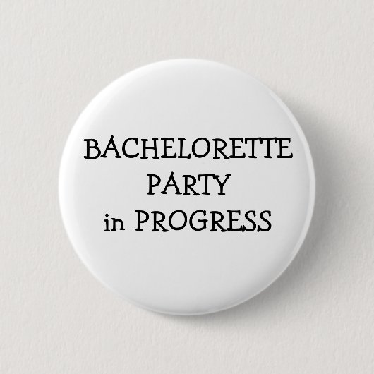 Bachelorette Party Ronde Button 5,7 Cm (Voorkant)