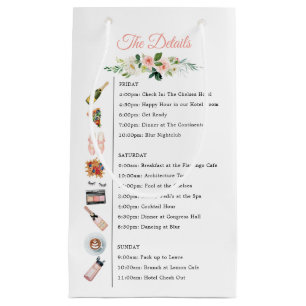 Bachelorette Party Route Favoriete tas Klein Cadeauzakje