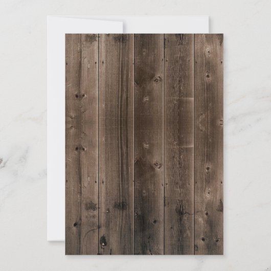 Bachelorette Party Rustic Sunflower String Lights Kaart (Achterkant)