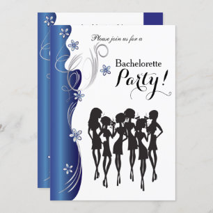Bachelorette Party - Sapphire Blue Kaart