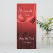 Bachelorette Party Save The Date (Staand voorkant)